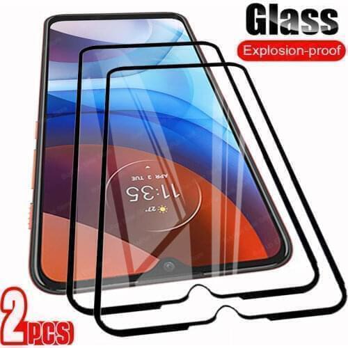 2 PCS Tempered Glass for Motorola MOTO E7 G10 G20 G30 G40 G50 G60 G100 G Play 2021 Power Full Cover Screen Protector Film Glass
