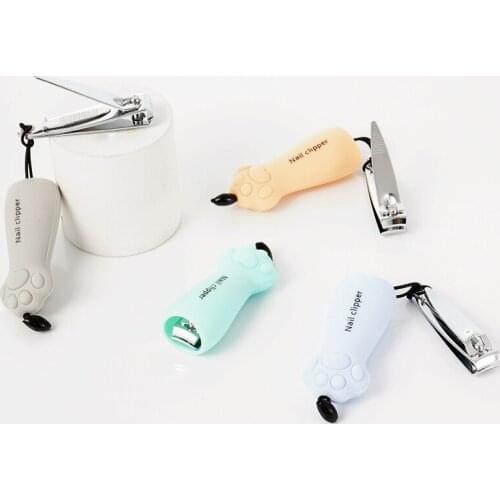 4 Styles Lovely Cat paw Carbon Steel Nail Clippers Cutter Professional High Quality Toe Nail Clipper Manicure Toenail Tool