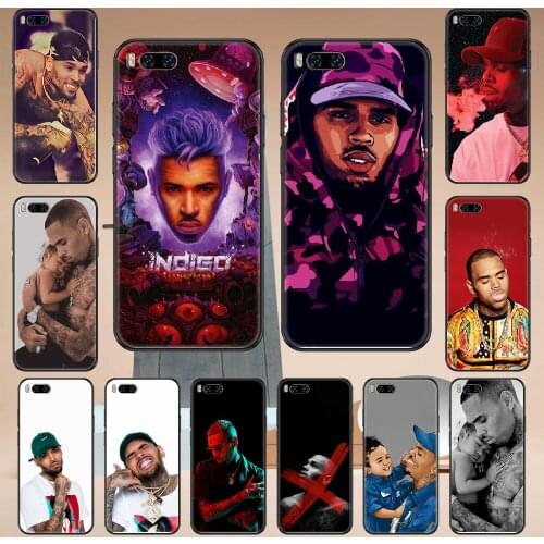 Chris Brown Phone case For Xiaomi Mi Max Note 3 A2 A3 8 9 9T 10 Lite Pro Ultra black soft waterproof art shell trend cover