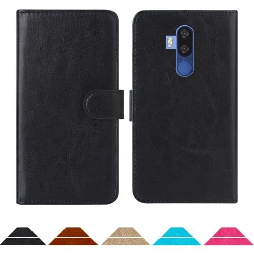 Luxury Wallet Case For Vernee M8 Pro PU Leather Retro Flip Cover Magnetic Fashion Cases Strap