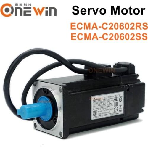 New and original 200W ECMA-C20602RS ECMA-C20602SS AC servo motor with brake 0.64NM 3000rpm 60mm