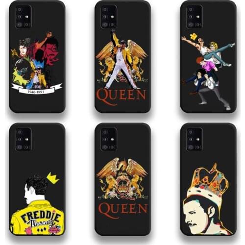 Freddie Mercury Queen Band Phone Case For Samsung Galaxy A21S A01 A11 A31 A81 A10 A20E A30 A40 A50 A70 A80 A71 A51 5G