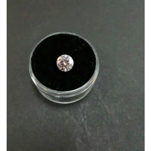 Round Brilliant Cut 7.5mm Moissanite IJ Color 1.5ct Carat VVS1 Perfect loose Stone Wedding DIY Rings Material