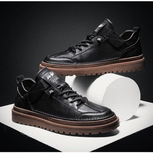 Split Leather Men Boots Brand Lace-up Waterproof Winter Snow Boots For Men 2021 New Classic Casual Men Work Boots556