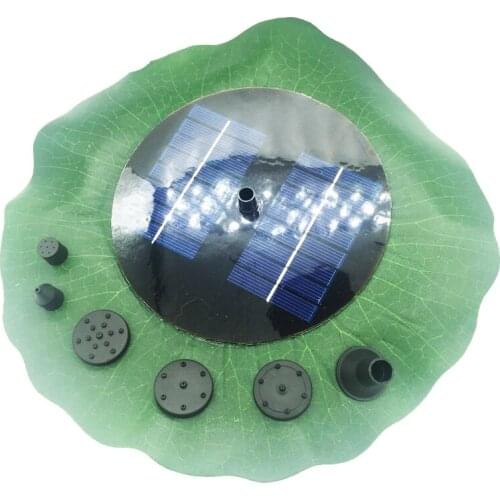 Free Shipping Rockery Fountain Pump Nozzle SR160F1HY28 Circulation Landscape DC 8V Water Pond Cycling Pump 200L/H Solar Power