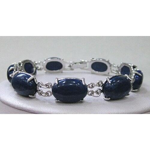 Wholesale Price !fast Shipping 10X14MM Bead Lapis lazuli Bracelet