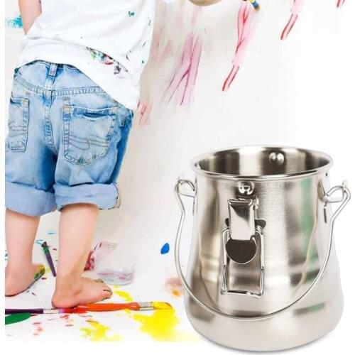 Portable Stainless Steel Paint Brush Washer Cleaner Leak-Proof Premium Brush Washing Tool With Filter Screen