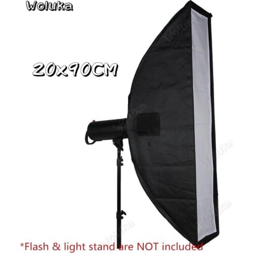 Photo studio 20X90CM Strip Rectangular Softbox for Photo Strobe Studio Flash Softbox Bowens Mount CD50 T10A