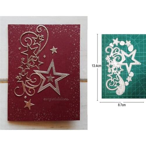 Craft dies metal cutting dies cut die lace strip star decoration Scrapbook die craft paper knife mould blade punch stencils dies