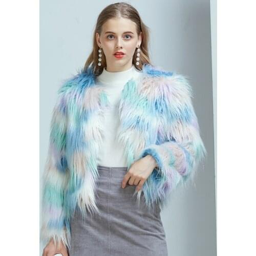 ZADORIN Luxury Faux Fur Coat Bohemian Hairy Women Winter Fur Top Coats Fluffy Jacket veste fourrure futro damskie Harajuku