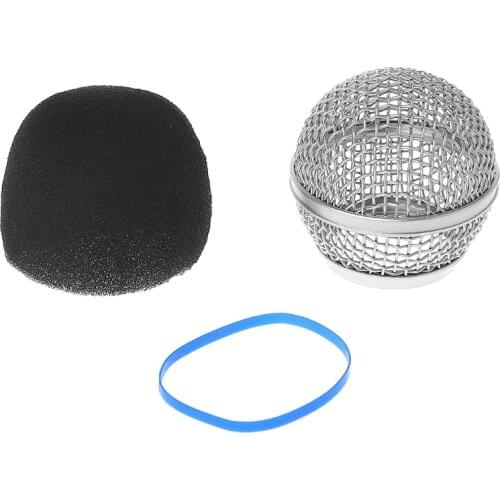 Replacement Blue Steel Mesh Microphone Grill Head For Shure Beta57a/ Beta87a/ Beta 58A Wireless Microphone and Wired Mics