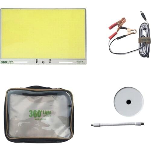 360light 12000w 12V led camping light outdoor camping lantern with magnet for Repairing the car fill light Party drive travel