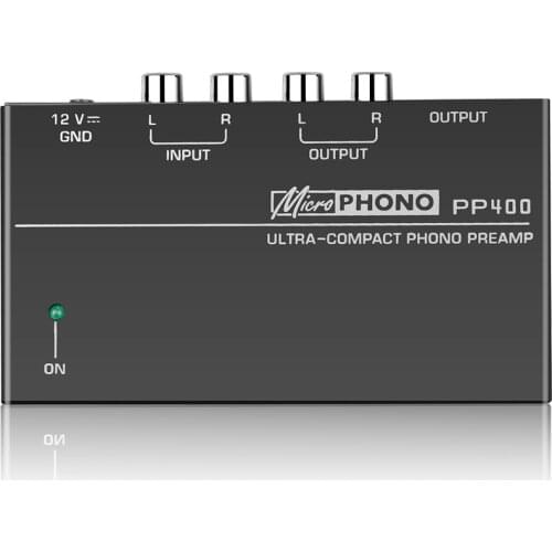 Ultra-compact phono preamp with RCA 1/4 inch support function TRS interface preamp phono preamp PP400