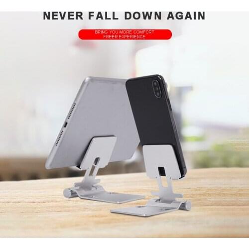 Universal Desktop Mobile Phone Holders Aluminum Folding Tablet Holder Portable Phone Stands Support Accessories