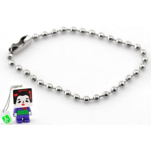 100pcs Ball Bead Label Chains Hanging Tablets Tag Rope Cords For Garment Bag Tags Cards DIY Clothing Accessories 10cm long