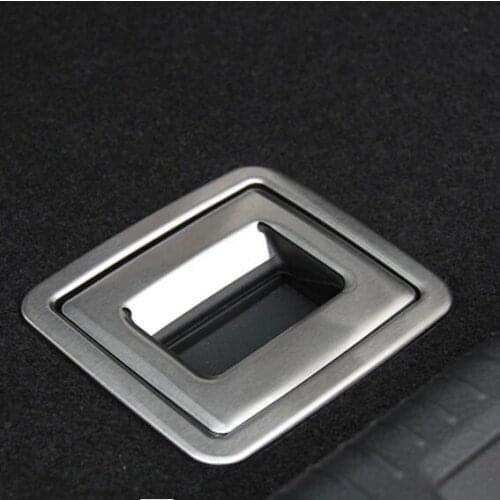 2pcs/set stainless steel car trunk box bowl trim decoration frame for Volkswagen Golf 7 auto accessories car styling