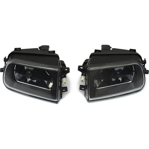 2x Front Driving Bumper Fog Light Lamp For BMW E39 528i 540i Z3 1997-2000 Black