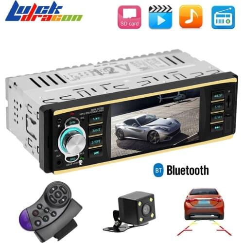 Car Radio 1din 4029 FM car Auto Audio Stereo Bluetooth Aux Input Receiver SD USB Support Rear view Camera Steering Wheel Contral