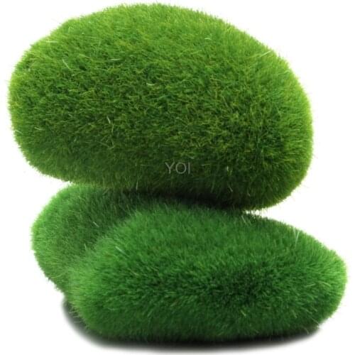 DIY Marimo Moss Balls Artificial Grass Turf Mini Fairy Garden Micro Terrarium