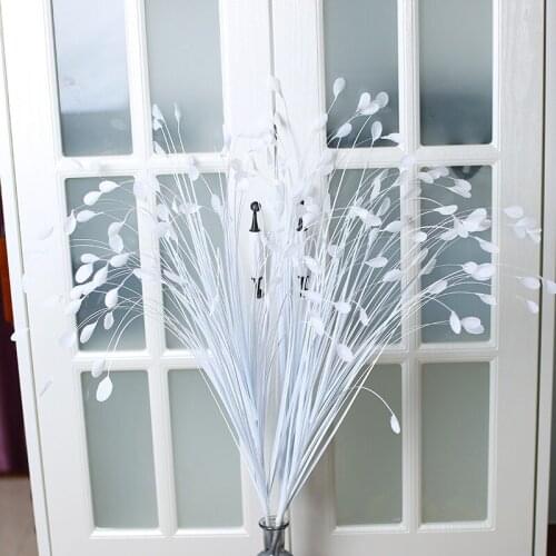 1pc 40 heads white Maidenhair Artificial flower Branch diy flower arrangement Home Wedding Party Decoration Ornament