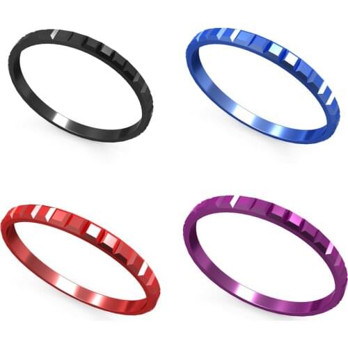 Legenstar Dainty Chocolate Filled Ring Stackable 2mm Interchangeable Aluminum Women Colorful Accessories Inner Ringe 2021 New