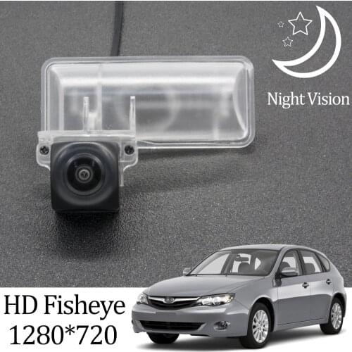 Owtosin HD 1280*720 Fisheye Rear View Camera For Subaru Impreza hatchback GH/GR 2007 2008 2009 2010 2011 Car Parking Accessories