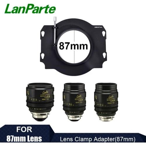 LanParte Matte Box Lens Clamp Adapter 87mm for Anamorphic Lens, Premium Lens and Cine Camera DSLR Camera Accessories