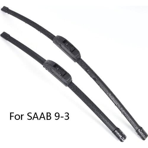 Car Windshield Wiper Blades For SAAB 9-3 from 1998 1999 2000 2001 2002 2003 2004 2005 2006 to 2012 Car Windscreen wiper Rubber