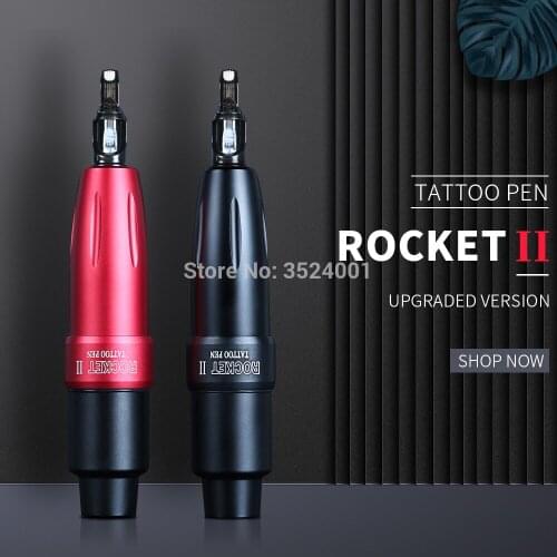 Upgraded Version Of The Rocket Tattoo Pen II Generation Strong Quiet Hybrid Automatic Motor Aluminum Alloy Tattoo Machine