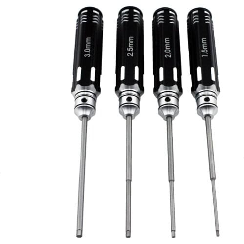 Titanium Steel RC Tools Kit Set Screwdriver Set Hex Screw Driver Tools 1.5mm 2.0mm 2.5mm 3.0mm Quadcopter Drone Helicopter