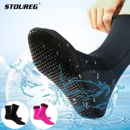 Neoprene Diving Socks Water Shoes Non-slip Beach Boots Wetsuit Shoes Warming Snorkeling Diving Surfing Socks For Adult