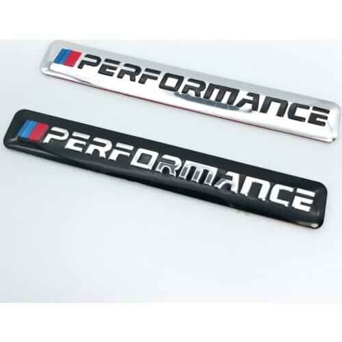 NEW Performance Motorsport Metal Logo Car Sticker Aluminum Emblem Grill Badge for BMW E34 E36 E39 E53 E60 E90 F10 F30 M3 M5 M6