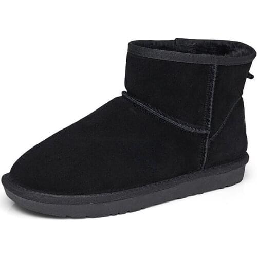 2021 Autumn Winter New British Style Retro Snow Boots for Male Comfortable Plush Thickening Shallow Casual Flat Shoes Non-slip