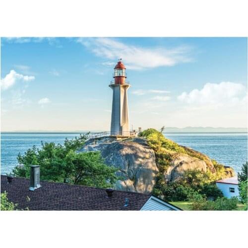 Island lighthouse pattern 5D DIY full diamond cross stitch diamond mosaic home decoration