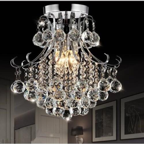 Pendant lights LED Modern E14 K9 Crystal 4 Lights 110-240V pendant lamp 85-265V Size 40*40*41CM Free Shipping