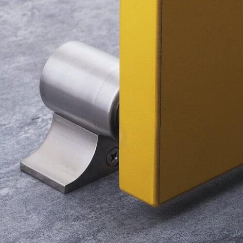 Strong magnetic door stopper steel invisible door Floor holders catcher for toilet Bathroom wall protector Furniture Hardware