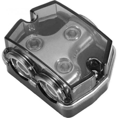 Car Audio Power Supply Distribution 1*0GA In 2*0GA Out Block Splitter araba aksesuar