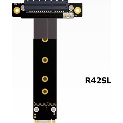 Riser PCIe x4 3.0 PCI-E 4x To M.2 for NGFF for NVMe M Key 2280 Riser Card Gen3.0 Cable M2 Key-M PCI-Express Extension cord