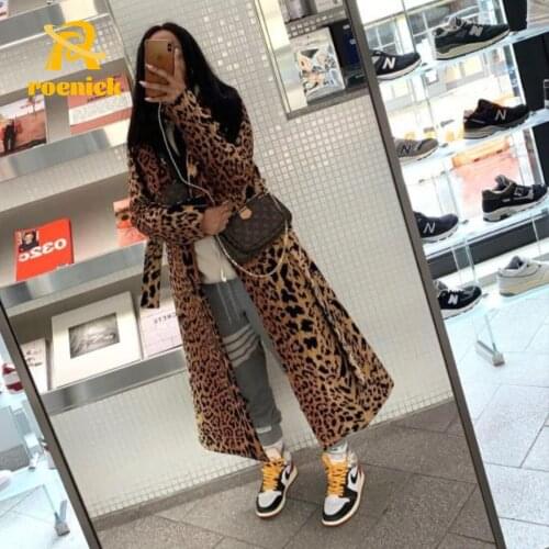 ROENICK Women's Double Breasted Trench Coats