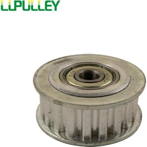 LUPULLEY Idler Pulley XL Type 20T Synchronous Wheel Bore 5/6/7/8/10/12/15mm With Bearing For Width 10mm XL 20T Timing belt 1PC