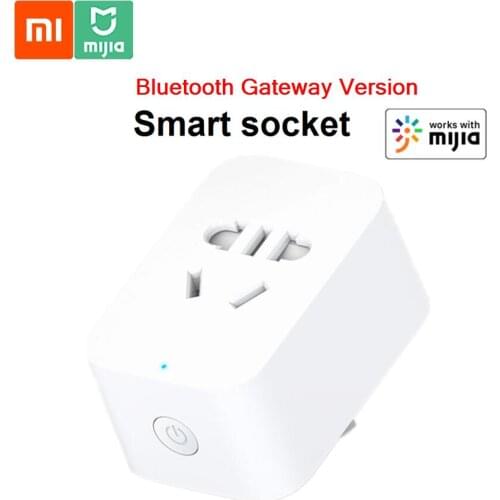 2020 Xiaomi Mijia Smart Socket 2th Bluetooth Gateway Version Wireless Remote Control Adaptor Power On Off Work With Mihome APP