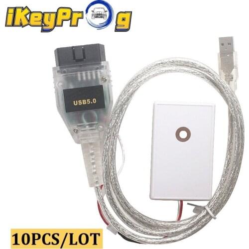 10Pcs FTDI FT245RL Vag Tacho 5.0 Car Diagnostic Tool USB Version 5.0 TACHO VAG OBD2 24C32 24C64 MCU In Stock