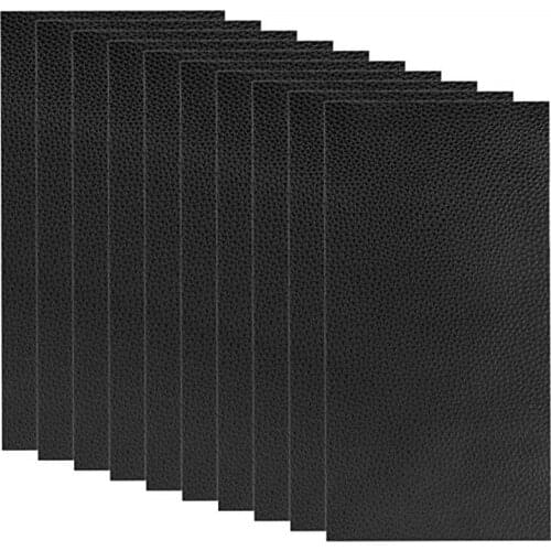 10Pcs Leather Repair Patch Adhesive Backing Leather Seat Patch Kit For Couch Furniture Sofa/Handbags/Jackets Repair Accessory
