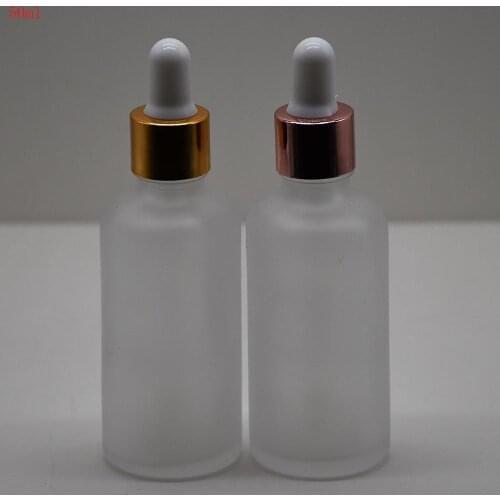 2pcs/lot high-grade 50ml frosted Dropper Bottle,Glass Bottle with Pipette,Empty drops Bottle,essential oil refillable Bottle