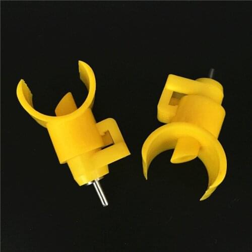 20 Products Chicken drinking Poultry Tools Nipple drinkers Semicircle Snap-drinking Yellow Chicken tools wholesale Free shipping