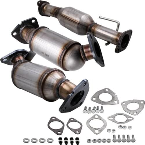 3Pcs Front Driver/Passenger/Rear Catalytic Converter For Buick Enclave 3.6L 2009-2011