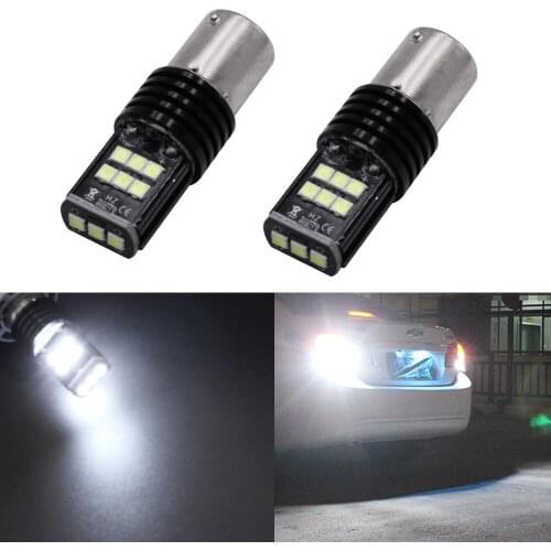YUNPICAR Extremely Bright 1156 1141 BA15S 7506 15 SMD 3030 Chips LED Replacement Light Bulbs for Camper RVs Trailers Trucks