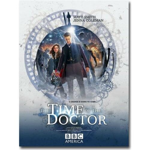 D0187 The Time of the Doctor Movie Silk Fabric Poster Art Decor Indoor Painting Gift
