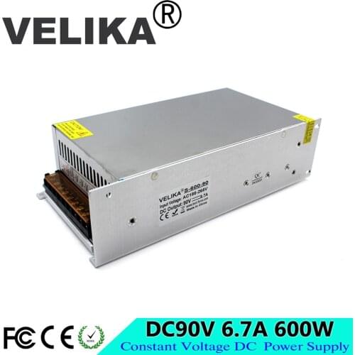 Single Output Switching Power Supply DC90V 6.7A 600W SMPS for CNC Industrial Equipment Machine Stepper Motor Lighting