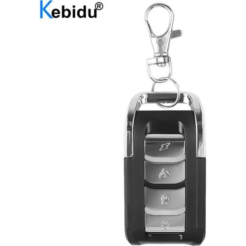 Kebidu Universal Cloning 433Mhz Wireless Remote Control RF Transmitter Copy Remote for Electric Gate Garage Door Auto Keychain